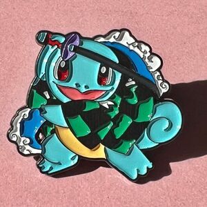 Squirtle/Tanjiro Pokemon Enamel Pin